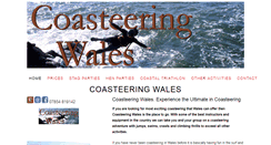 Desktop Screenshot of coasteeringwales.org.uk